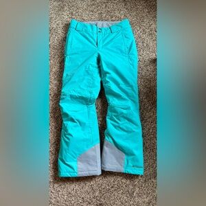 Columbia Omni-Heat Ski Pants, Teal, women’s size small